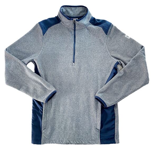 Under Armour Navy Blue Pullover 1/4 Zip Sweatshirt Womens Size Small - Picture 1 of 7